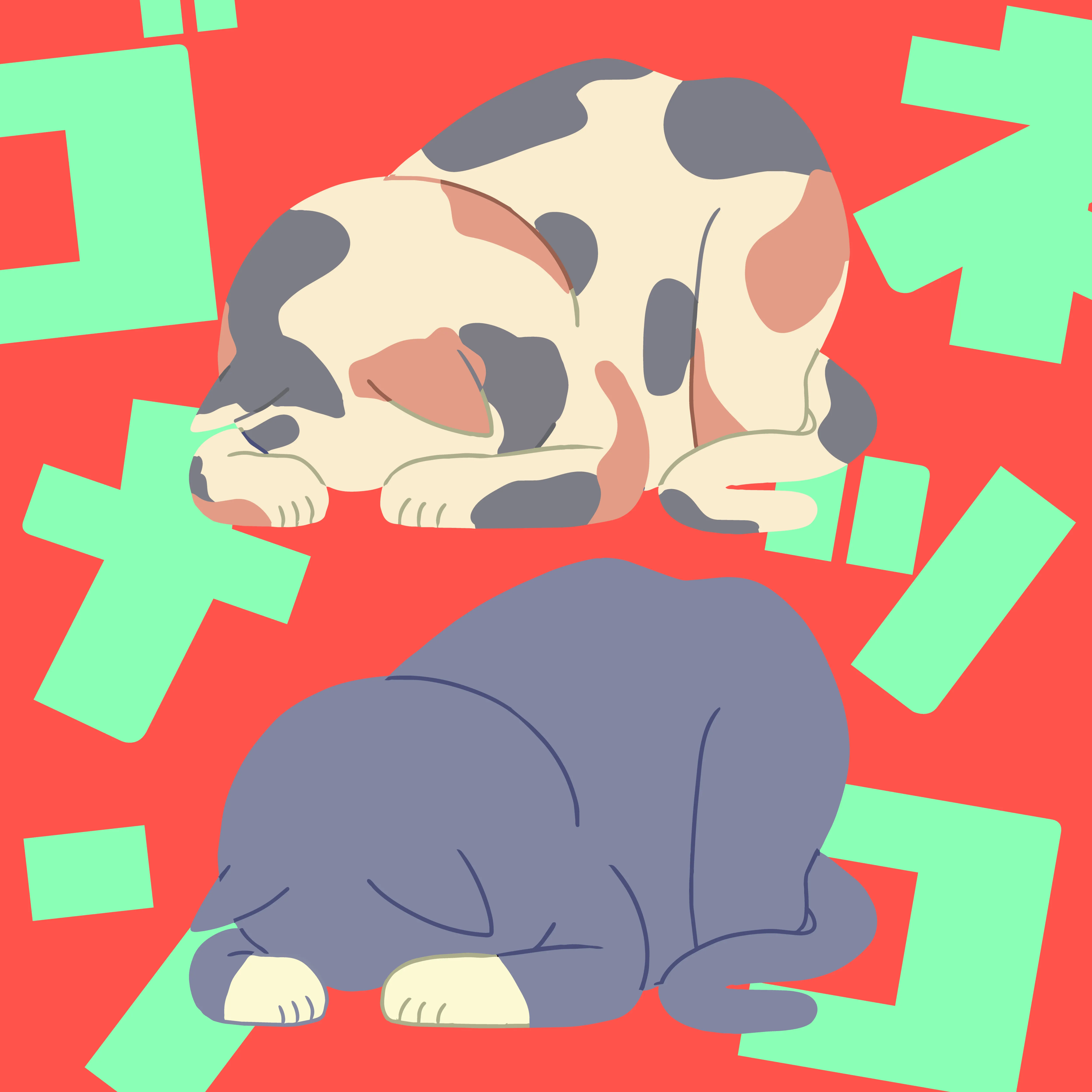 動物イラスト(猫)②