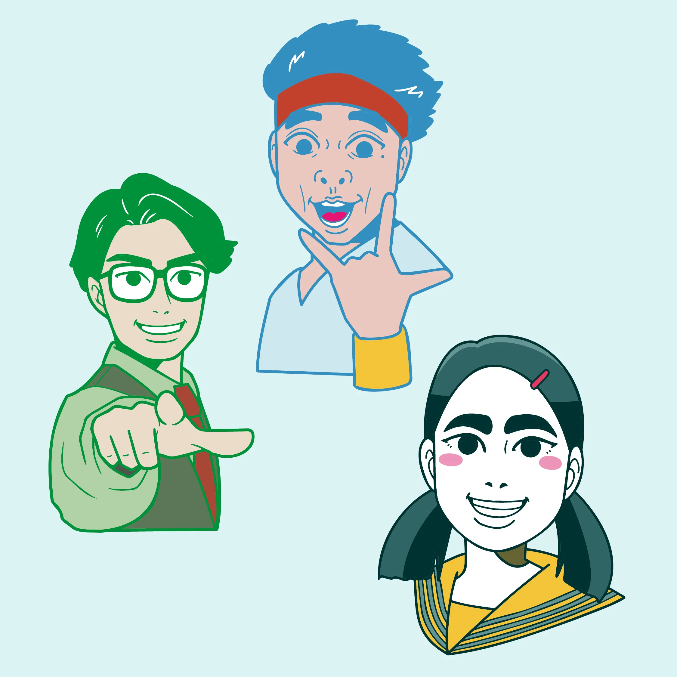 似顔絵イラスト③