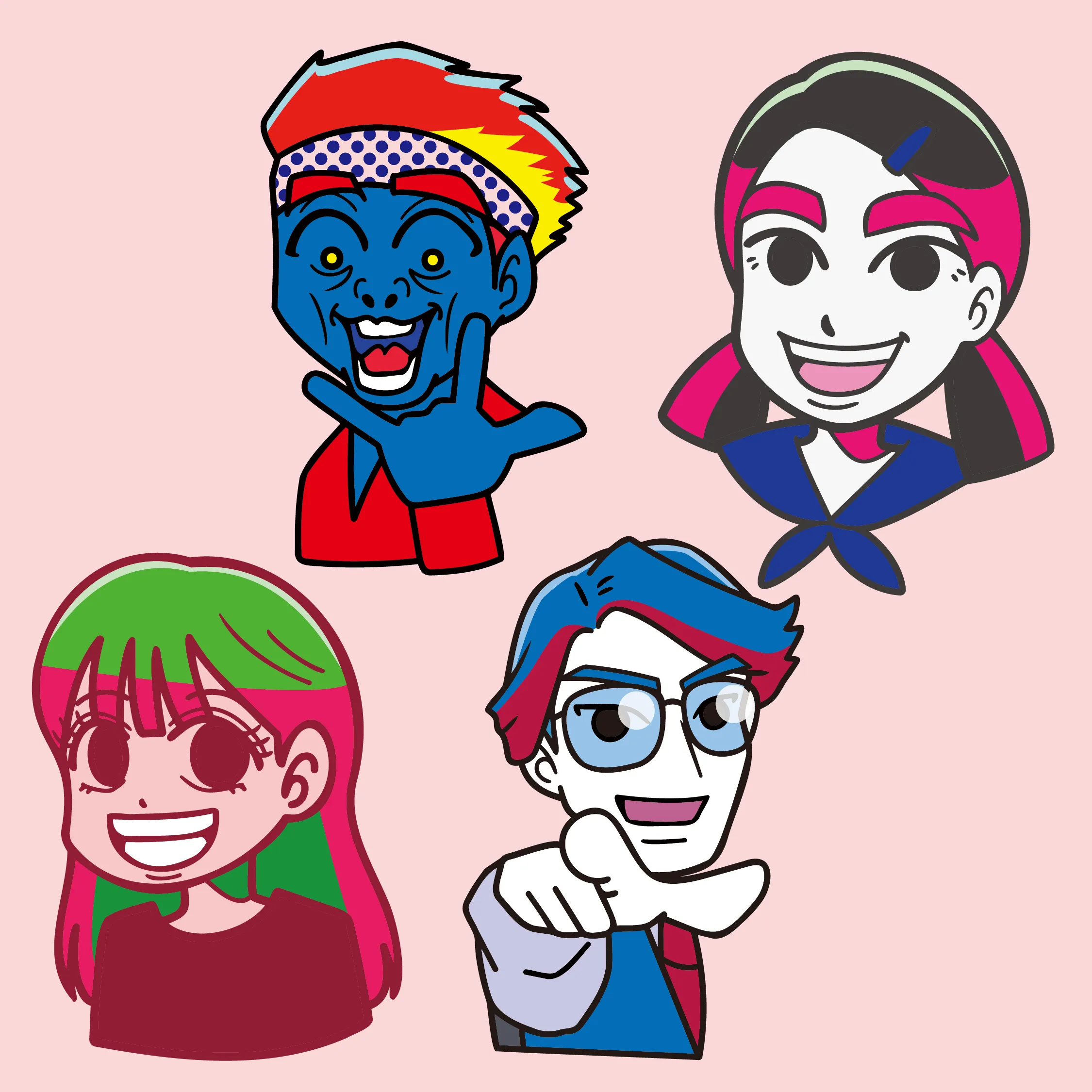 似顔絵イラスト④