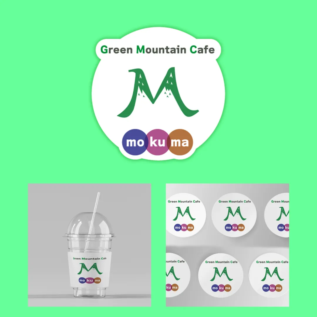 カフェ店ロゴデザイン